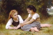 William-Adolphe Bouguereau The Nut Gatherers painting